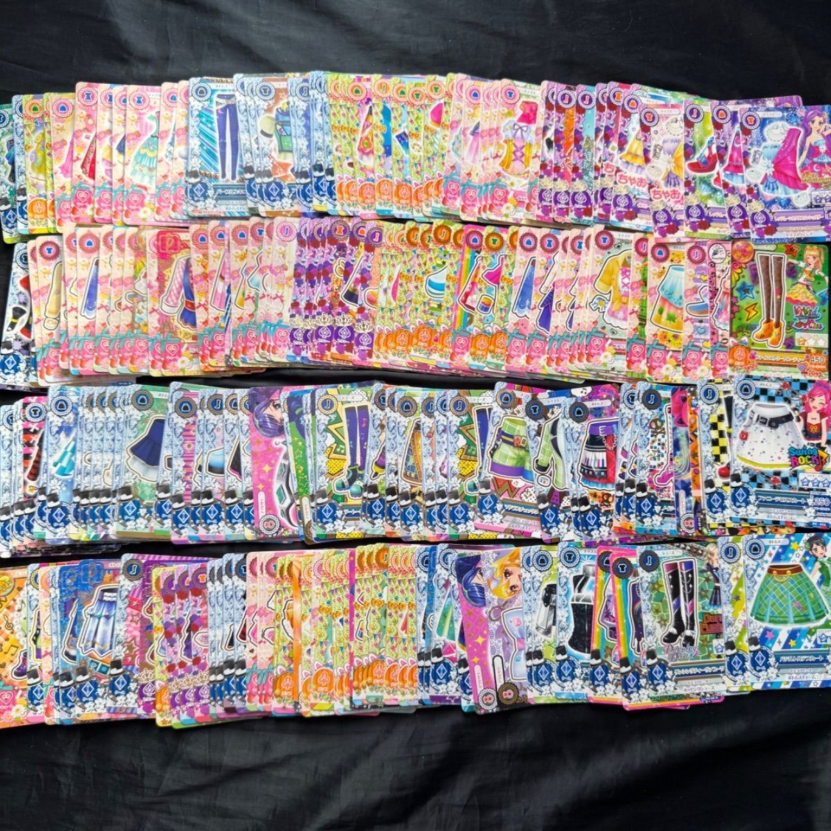 アイカツ カード 星宮いちご 霧矢あおい 紫吹蘭 有栖川おとめ 藤堂