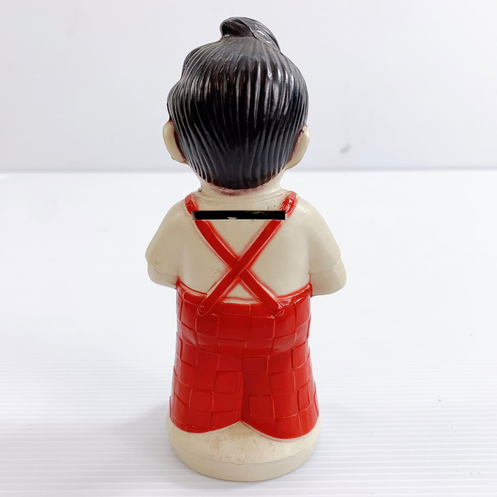 H-257 BIG BOY ビッグボーイ 貯金箱 フィギュア レッド 中古 コイン