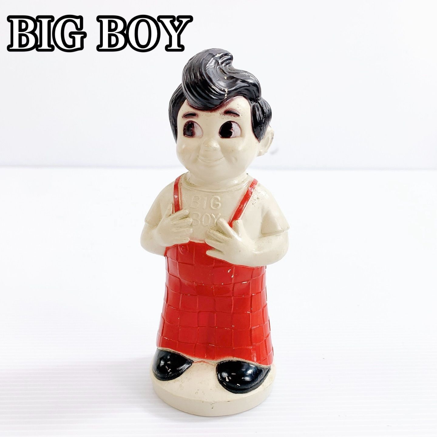 H-257 BIG BOY ビッグボーイ 貯金箱 フィギュア レッド コインバンク レトロ インテリア コレクション