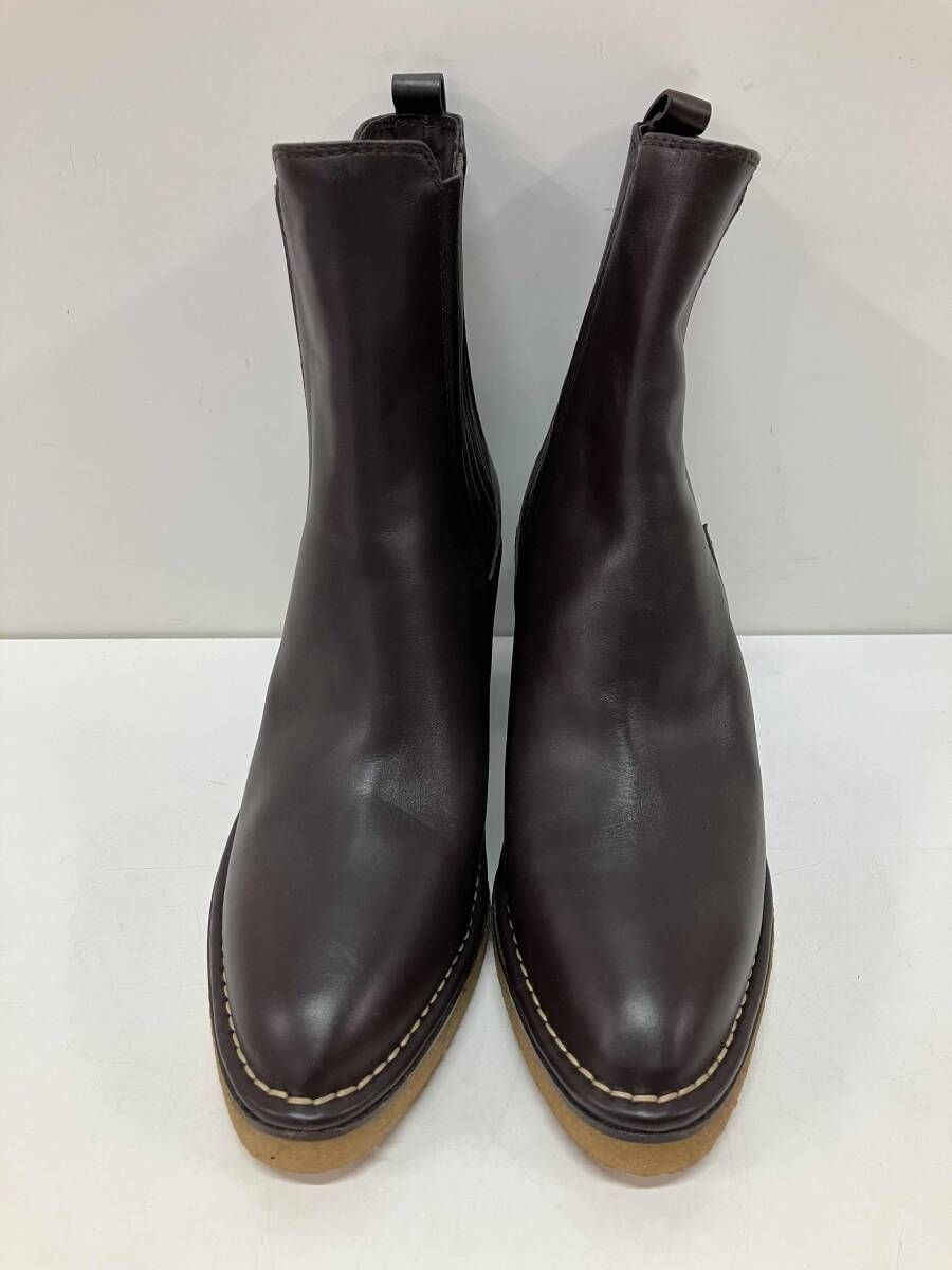 TOD S トッズ ショートブーツ サイドゴア chelsea ブラウン サイズ38