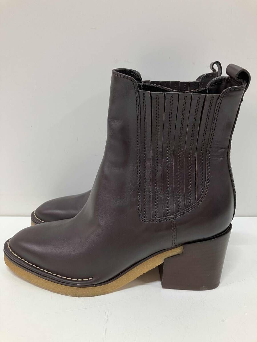 TOD S トッズ ショートブーツ サイドゴア chelsea ブラウン サイズ38
