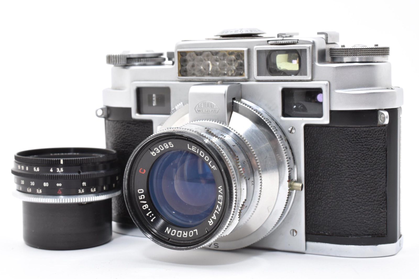 品 LEIDOLF ライドルフ WETZLAR C 35 ＆ LORDON 50 mm F 1 9 SCHACHT 3 5 ロードマット レンジファインダーカメラ ＃3535
