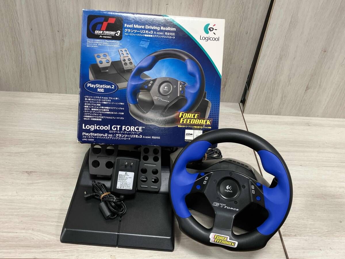ジャンク 現状お渡し品 【Logicool 】 GT-FORCE ハンドル.LPRC-10000