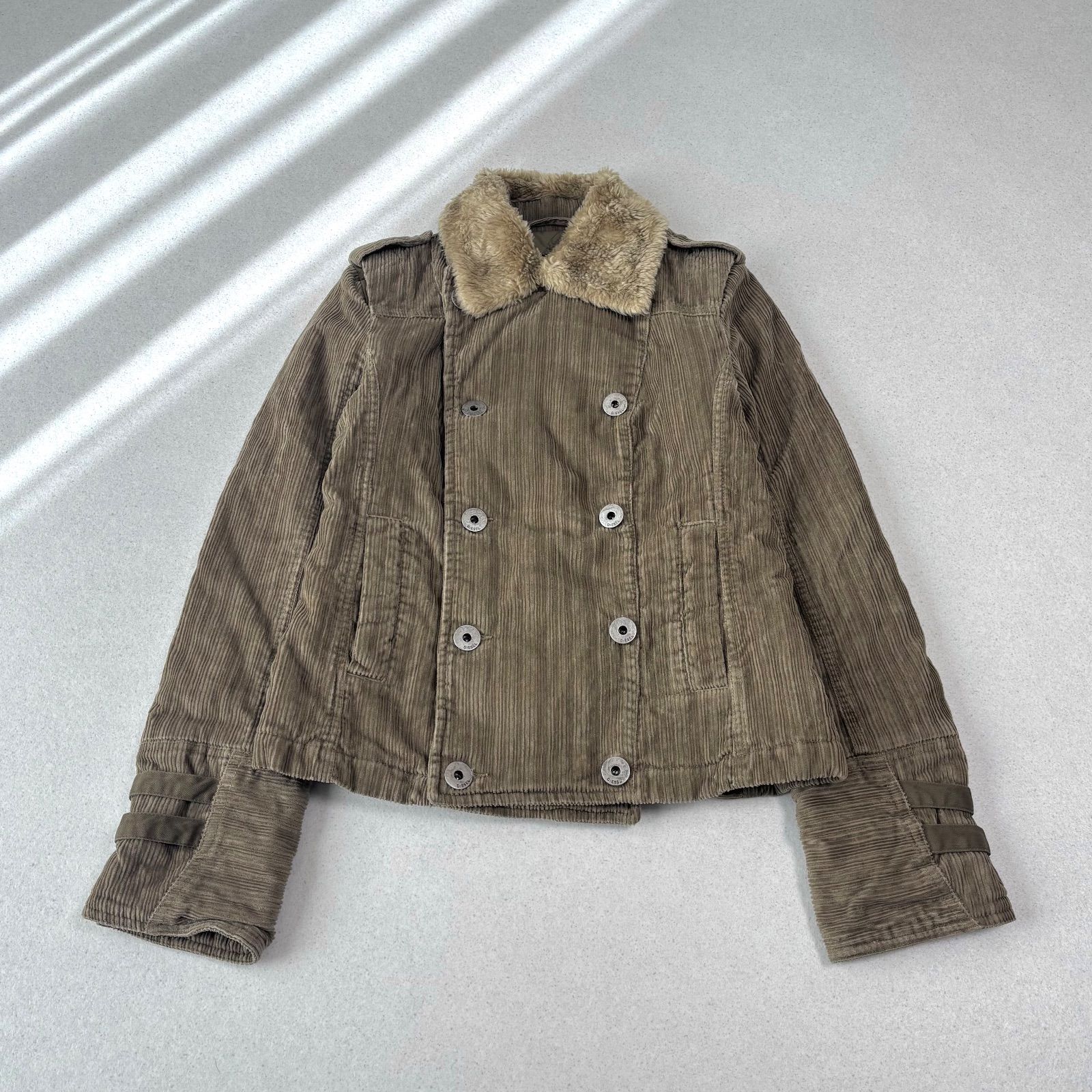 diesel corduroy boa jacket s Y2K ディーゼル コーデュロイ ボア