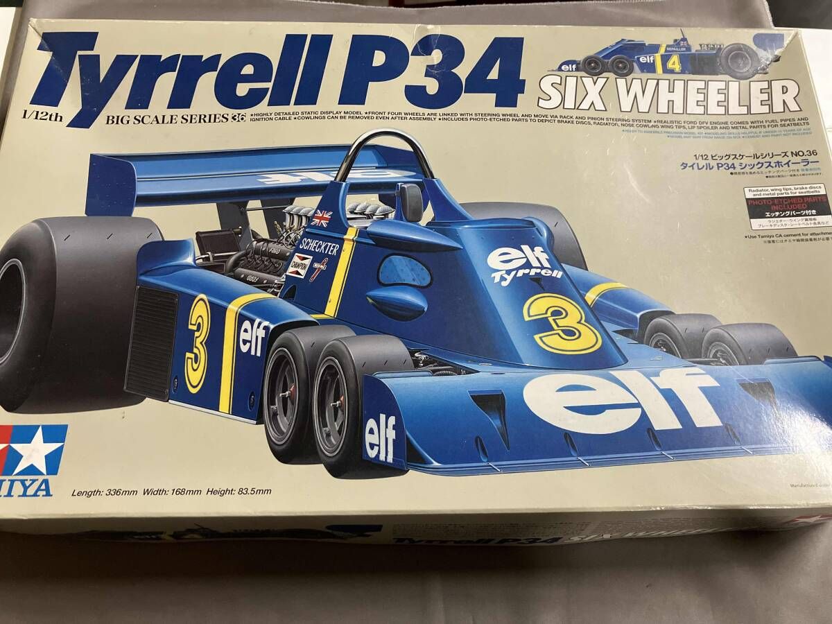 プラモデル タミヤ ティレル P 34 シックスホイーラー 1|12 ビッグスケール No.36
