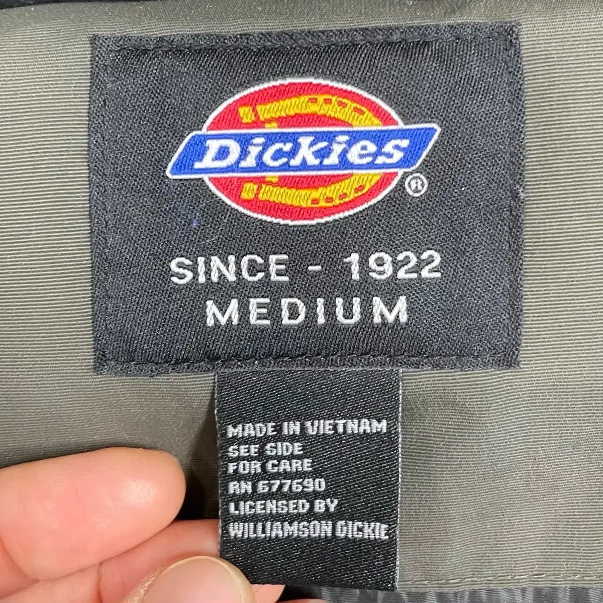 DICKIES(ディッキーズ) カーキ ダウンジャケット ロング丈 