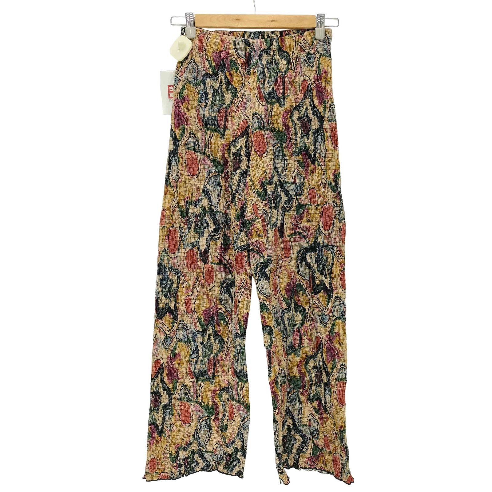 ジュエミ Juemi 総柄 Chromatic Shirring Pants クロマテック