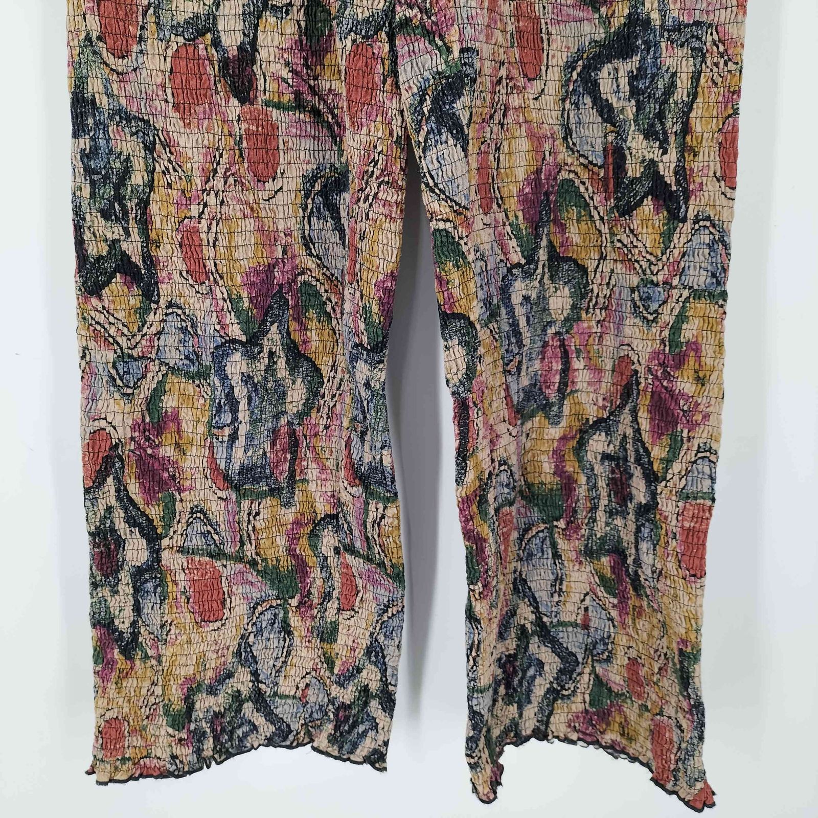 ジュエミ Juemi 総柄 Chromatic Shirring Pants クロマテック