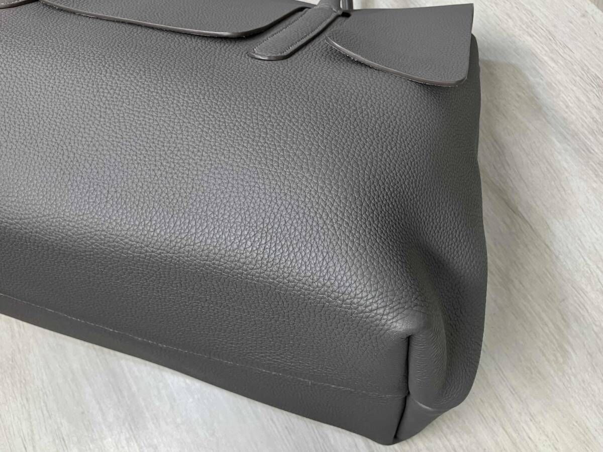 【新品未使用】メゾンタクヤ Flap Brief Bag(L) トートバッグ Flap Brief BagGerman Shrunken Calf×LambMidnight Blue×Midnight Blue