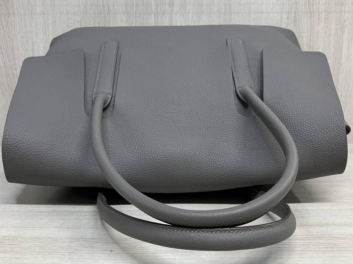 【新品未使用】メゾンタクヤ Flap Brief Bag(L) トートバッグ Flap Brief BagGerman Shrunken Calf×LambMidnight Blue×Midnight Blue