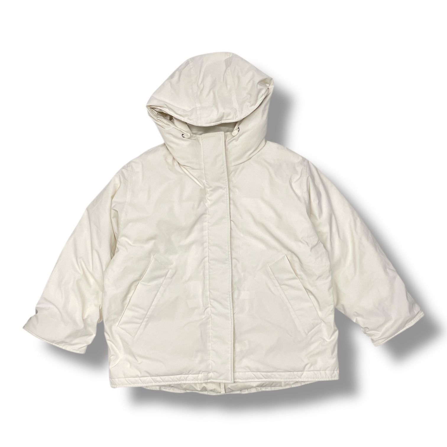 Spick&Span スピックアンドスパン 撥水フーデッド ダウンハーフコート 