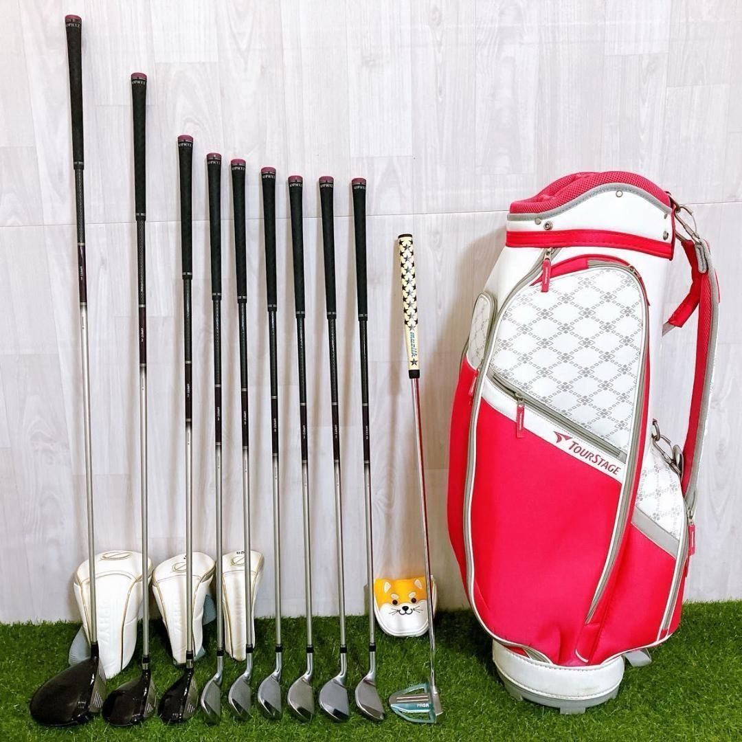 ブリヂストン PHYZ CL レディースゴルフセット 10本 初心者 右 L ブリヂストン PHYZ CL レディースゴルフセット 10本 初心者 右 L