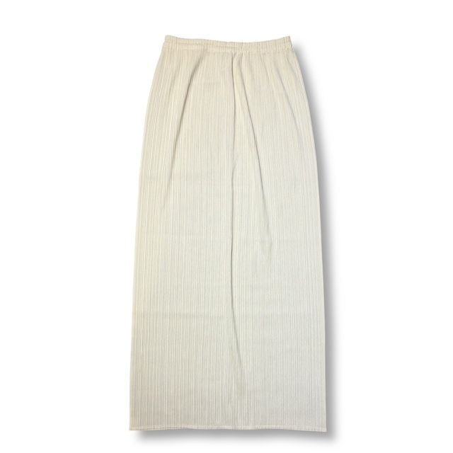 00 s PLEATS PLEASE プリーツロングスカート PP 04-JG 113 サイズ4 ベージュ系 プリーツプリーズ