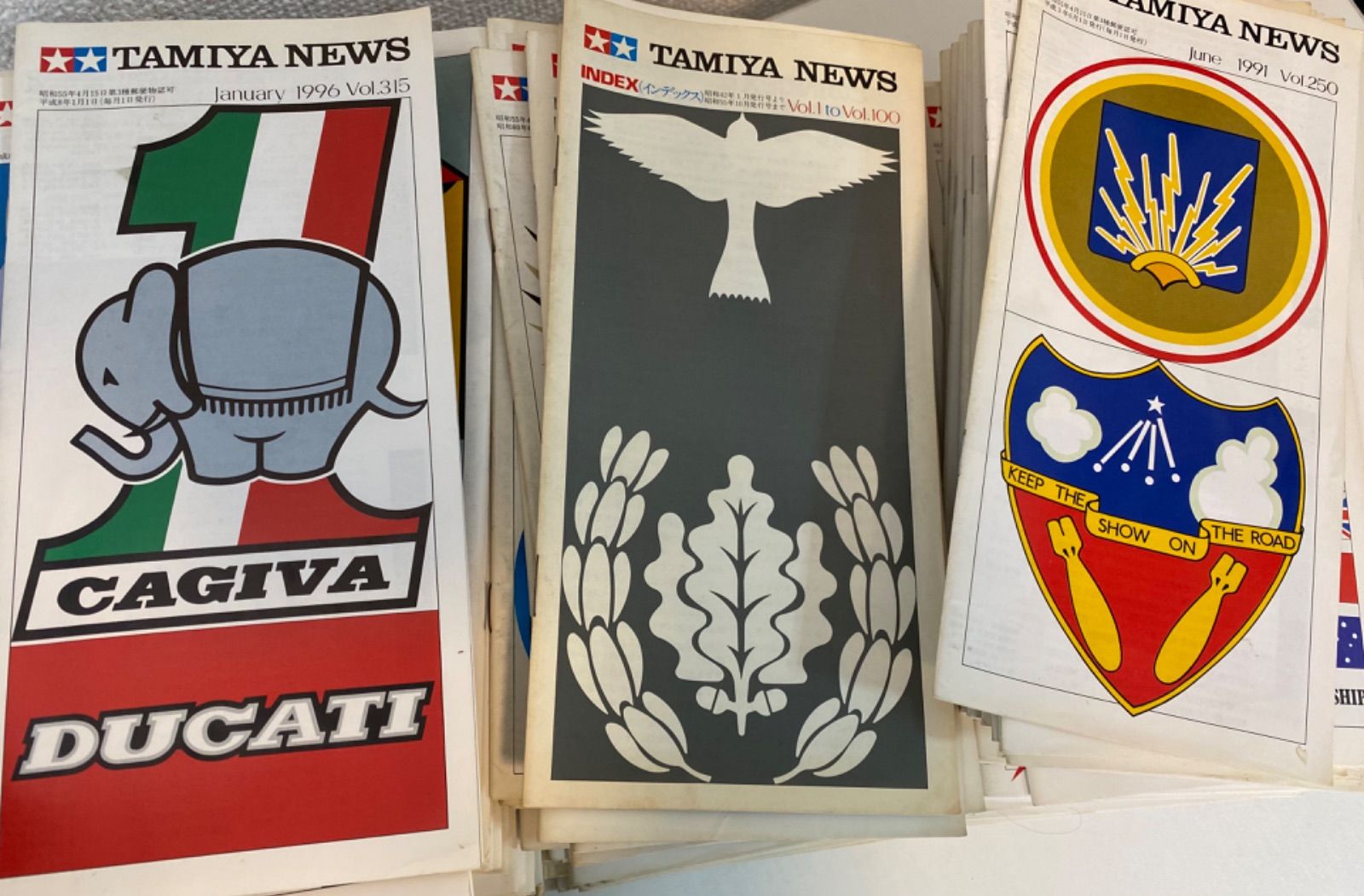 ｍA 03 TAMIYA NEWS タミヤニュース 1985-2011 No.166-500 220冊セット