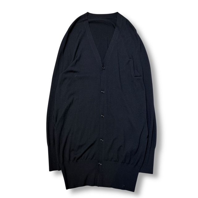 24 AW GROUND Y MERINO WOOL LONG GO K 07 152 サイズ3 ブラック グラウンドワイ