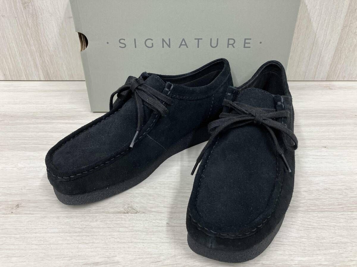 メンズ 美品 Clarks クラークス ワラビーエヴォウォータープルーフ 
