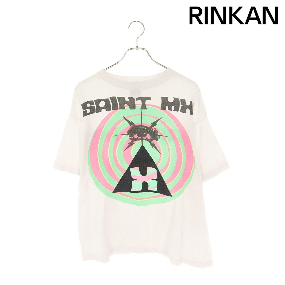 セントマイケル SM-HR 8-0000-018 ヴィンテージプリント長袖カットソー メンズ M