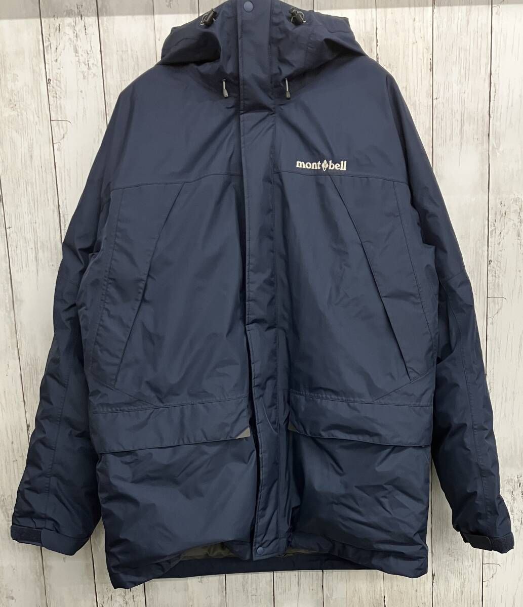 mont bell パウダーランド パーカ モンベル ダウンジャケット GORE TEX ゴアテックス 1101443 アウトドア ネイビー size L