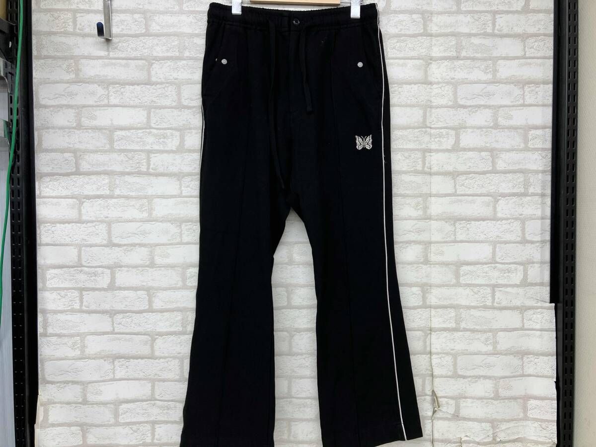NEEDLES HM 135 ニードルズ ロングパンツ ブラック メンズ S サイドライン