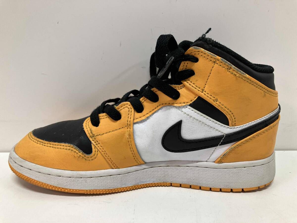 NIKE ナイキ AIR JORDAN 1 MID GS TAXI 554725-701 オレンジ ブラック 