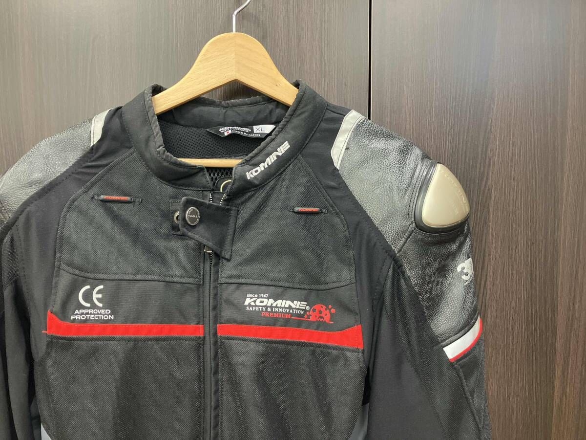 KOMINE コミネ バイクジャケット サイズ2XL プロテクトフルメッシュ 