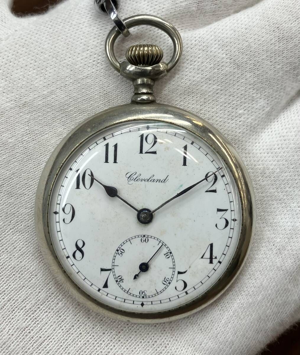 ジャンク】 Blevel land 懐中時計 手巻きメンズ アンティーク