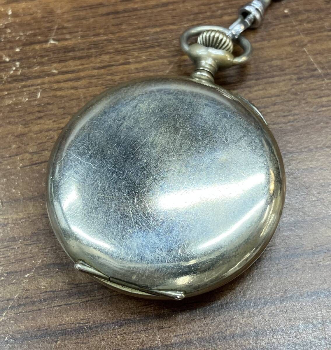 ジャンク】 Blevel land 懐中時計 手巻きメンズ アンティーク