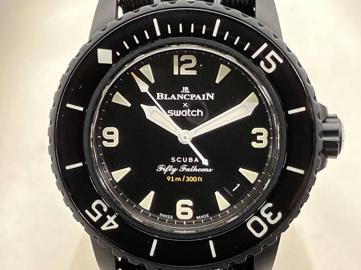 BLANCPAIN×Swatch】Ocean of Storms/S035B40/自動巻/日差10秒程度 