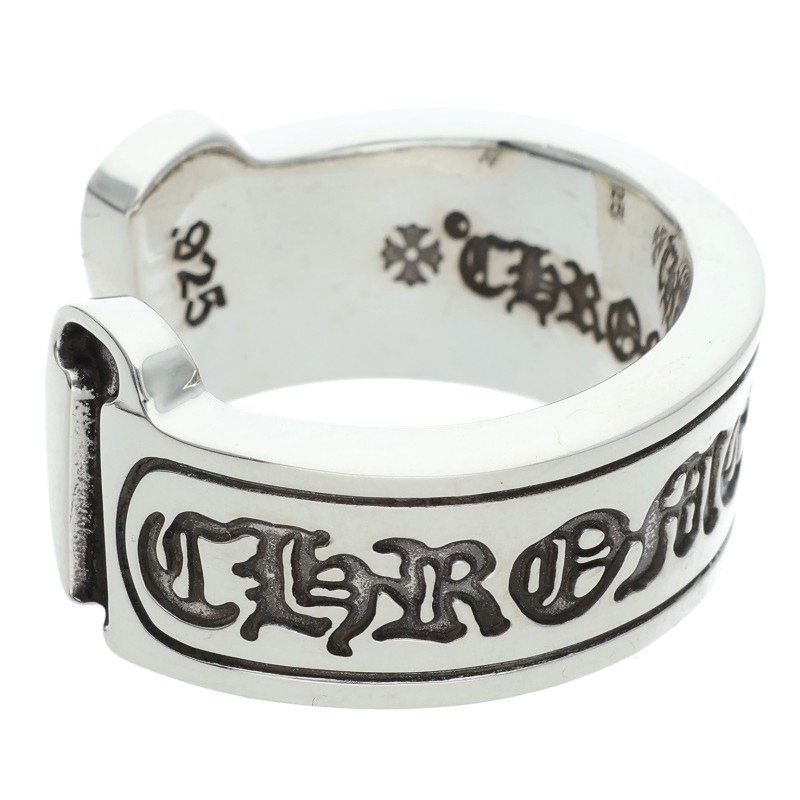 ラージスクロールラベル シルバーリング