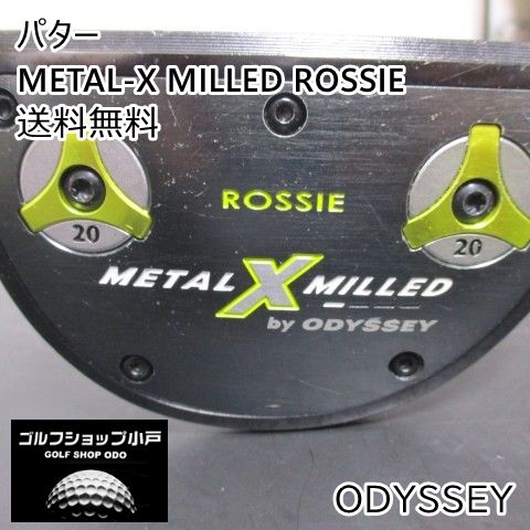 福岡小戸 ﾛｯｼｰ パター オデッセイ METAL X MILLED ROSSIE オリジナルスチール 34 3 4032