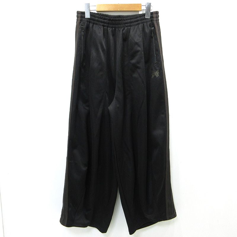 Needles ニードルス ジャージ H.D.Track Pant ヒザデルトラックパンツ PU 277 ブラック×ブラウン サイズ XS 107