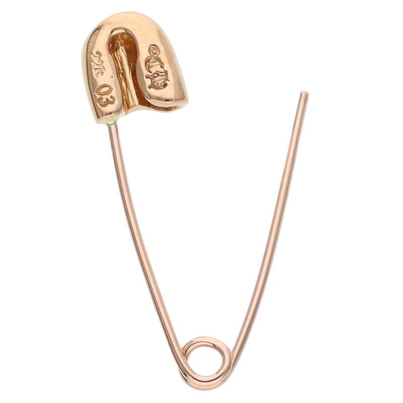 クロムハーツ 22K SAFETY PIN S 1DIA/22Kスモールセーフティピン 1
