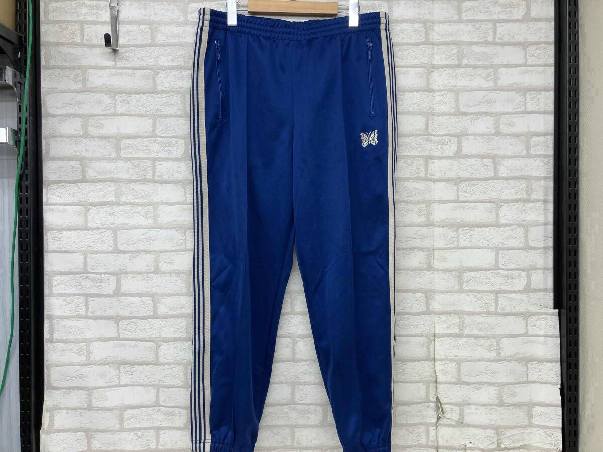 NEEDLES ZIPPED TRACK PANT POLY SMOFTH OT 231 ニードルズ ジッパー トラックパンツ ブルー メンズ L