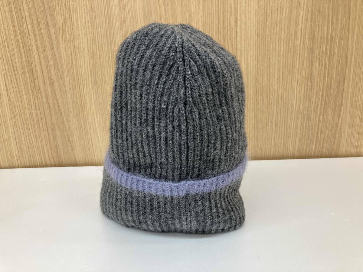 MONCLER モンクレール ニット帽 ウールニット イタリア製 グレー 冬