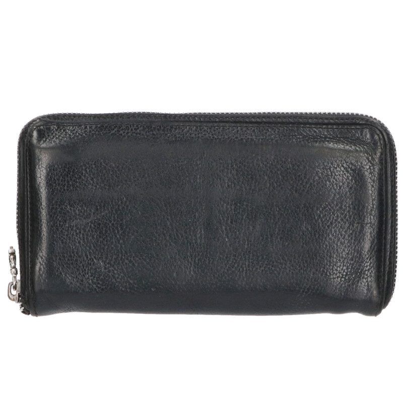 クロムハーツ REC F ZIP 3クロスラウンドジップレザーウォレット財布