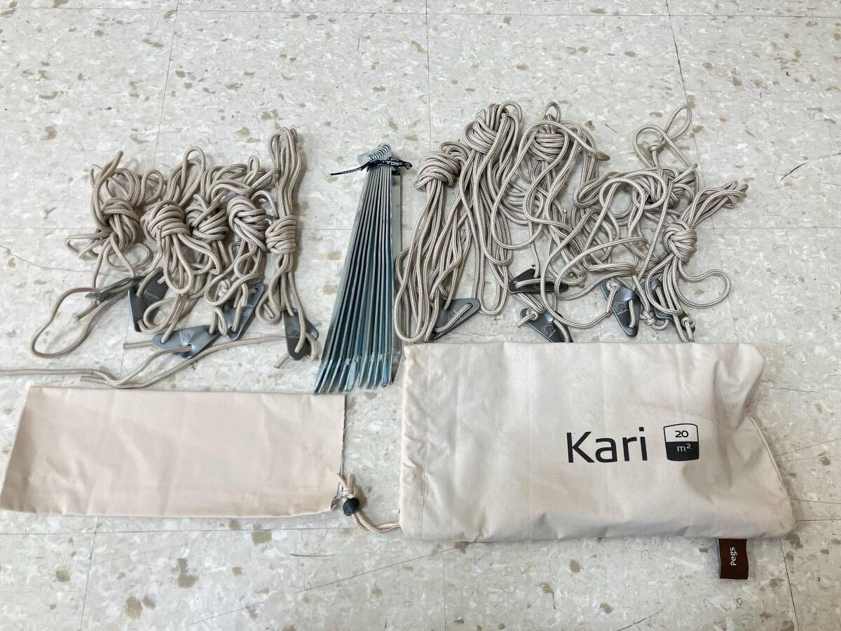  NORDISK ノルディスク KARI 20 カーリ タープ 20㎡ テクニカルコットンタープ 500 400 cm アウトドア その他 タープ シェード