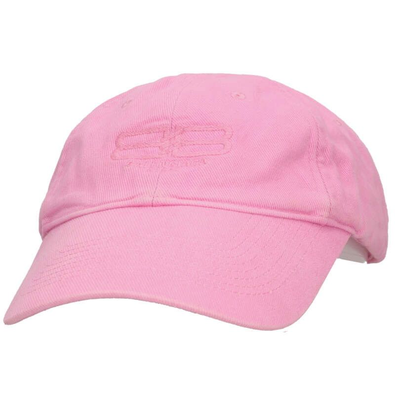 バレンシアガ 704105 410B2 BBロゴ刺繍 ベースボールキャップ メンズ L