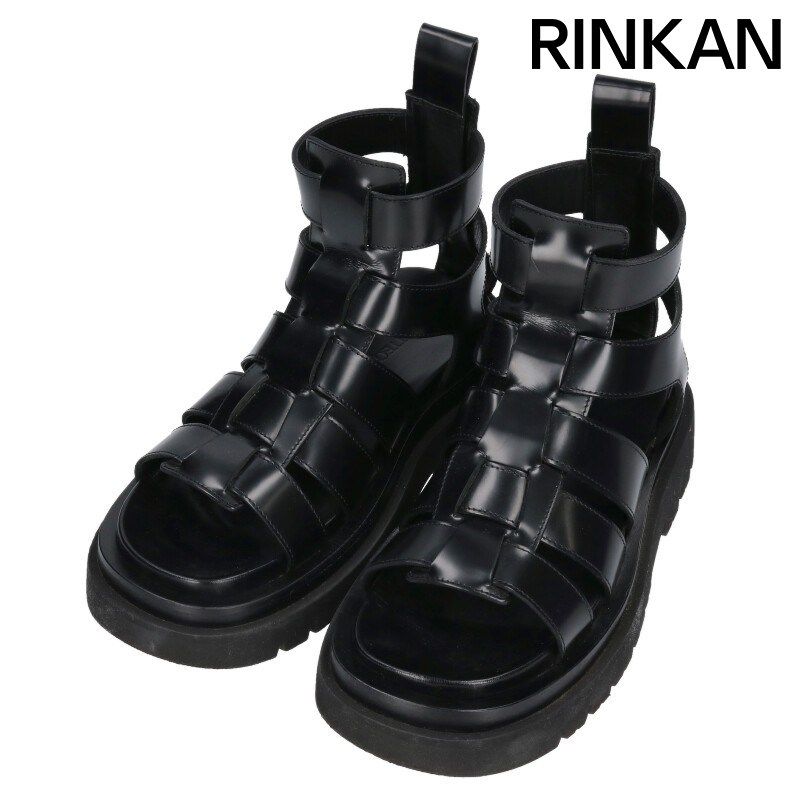 ボッテガヴェネタ グラディエーターレザーサンダル レディース 36