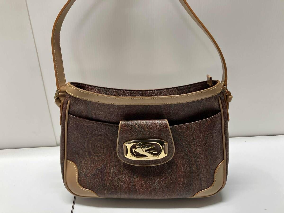 ETRO ペガソ ワンショルダーバッグ ペイズリー柄 エトロ