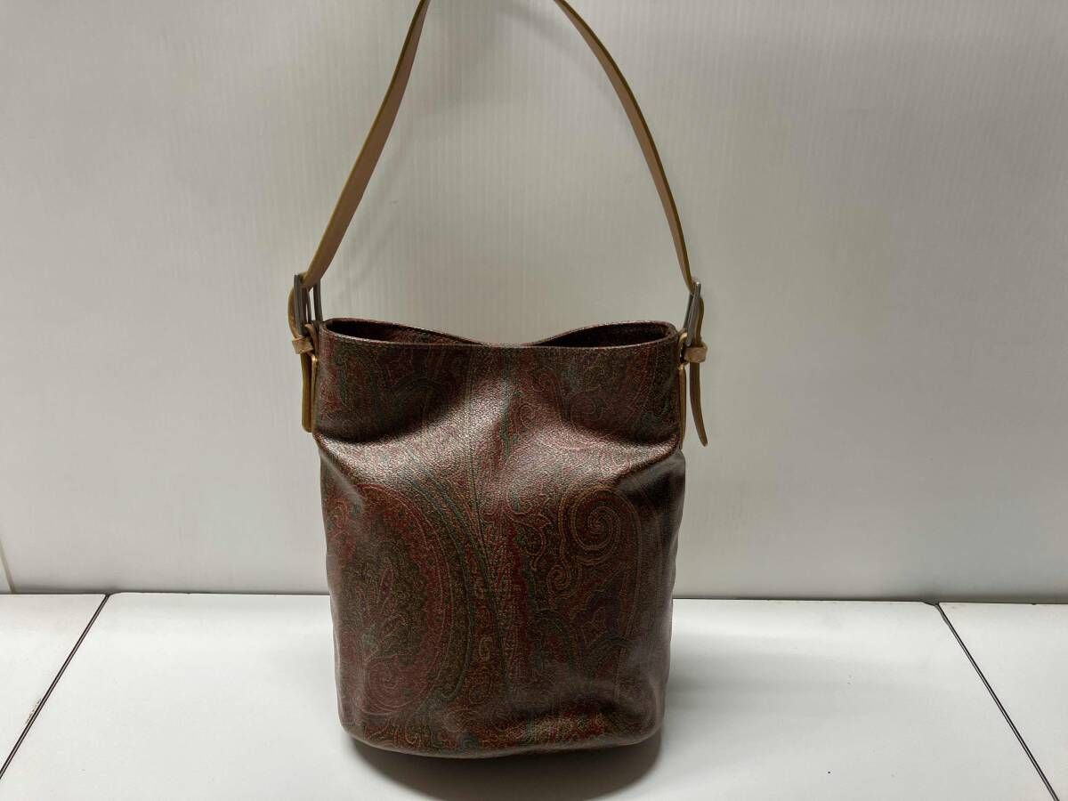 ETRO 6637-9893 ワンショルダーバッグ バケツ型 ペイズリー柄 エトロ