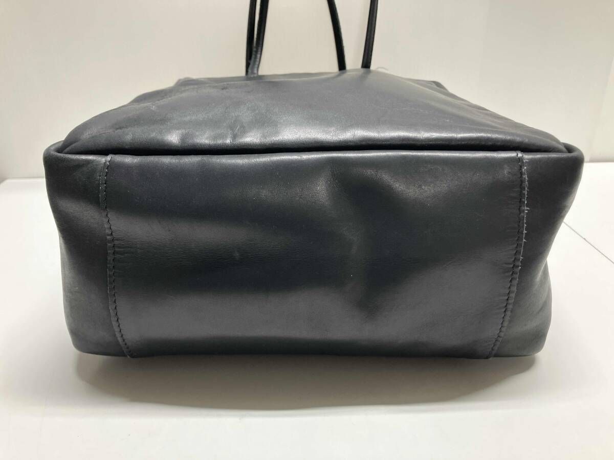 mormyrus｜GLOSS LEATHER TOTE グロスレザートートバッグ 保存袋付き 