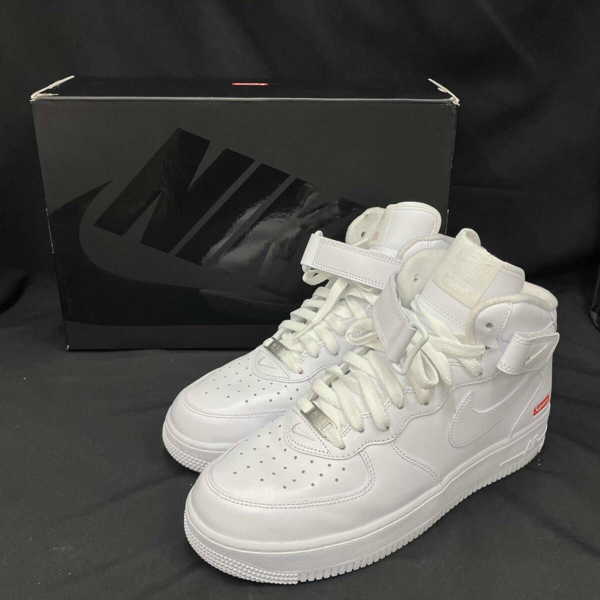 NIKE ナイキ AIR FORCE 1 MID SP Supreme×NIKE FZ8784 100 サイズ/28cm 