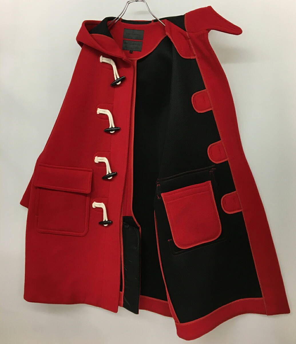 FUMITO GANRYU VINTAGE MODERN DUFFLE COAT サイズ1 レッド フミト