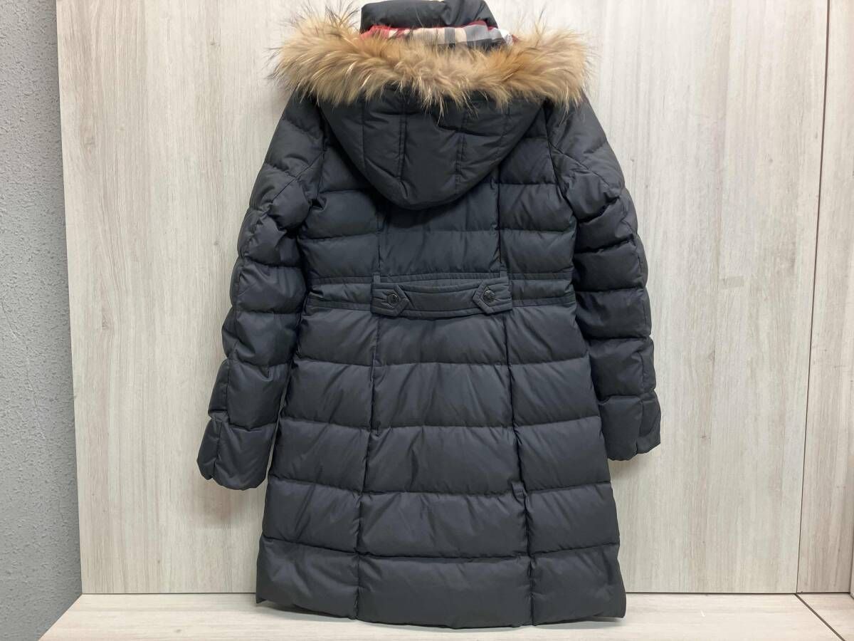 CREST BRIDGE クレスト ヴィレッジ ダウンコート 55 c 33-861-09 フード着脱可 サイズ40 ブラック