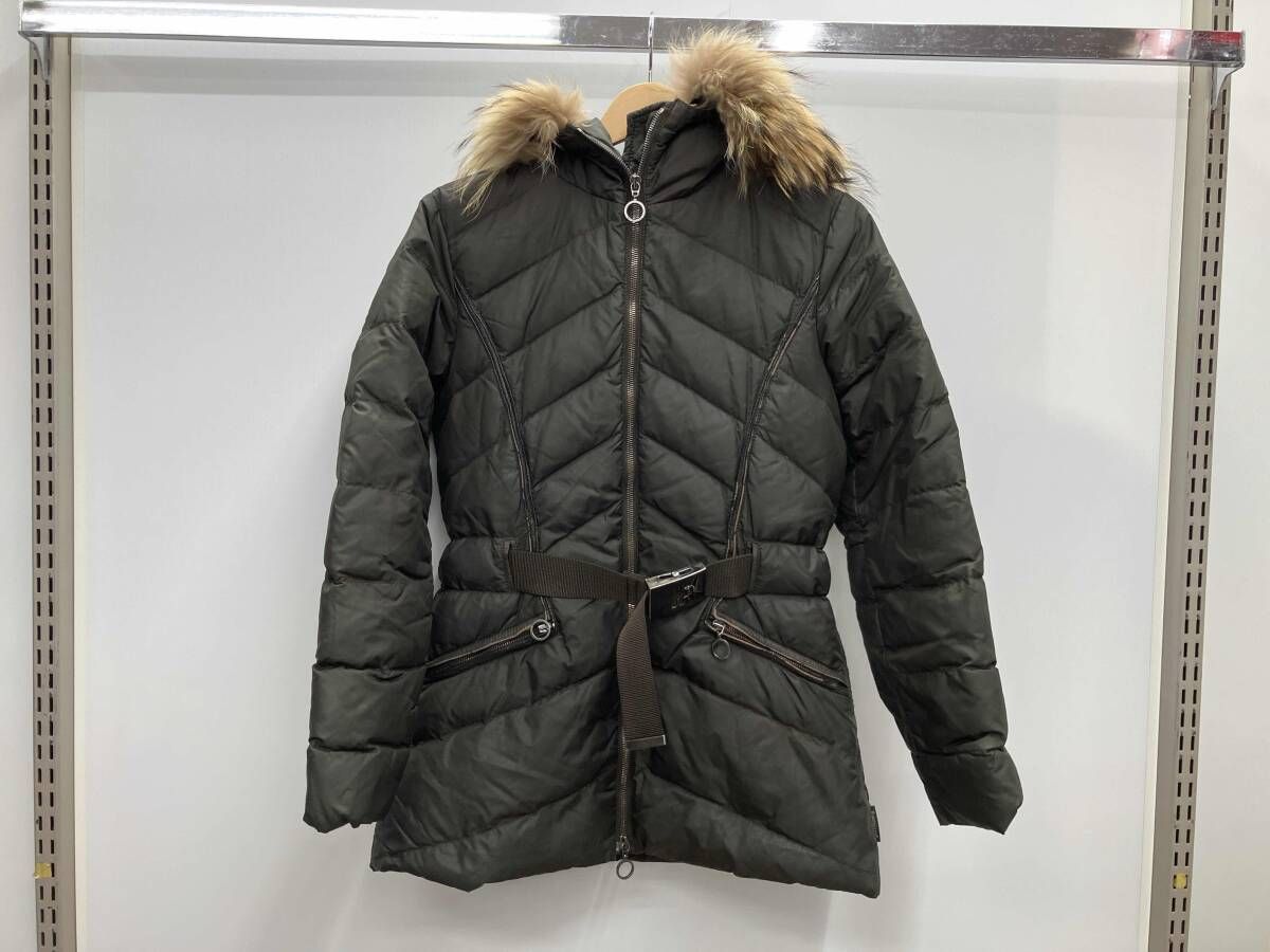 MONCLER モンクレール ダウンジャケット フランス製 カーキ ファー 