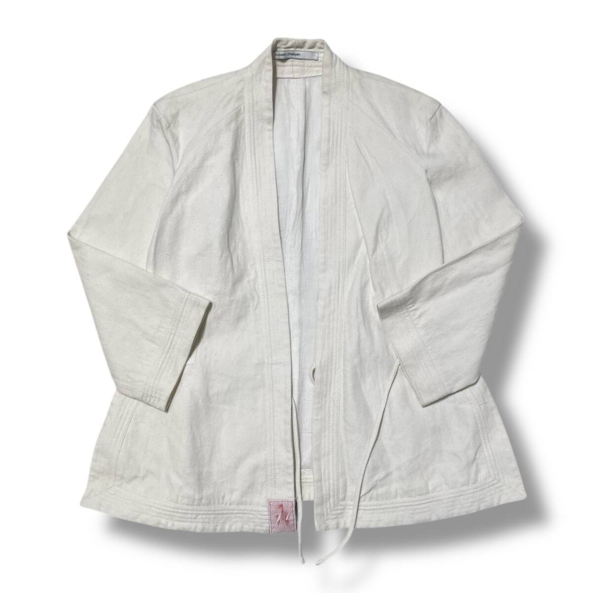 90s archive hussein chalayan 羽織ジャケット ホワイト フセイン 90s archive hussein chalayan 羽織ジャケット ホワイト フセイン