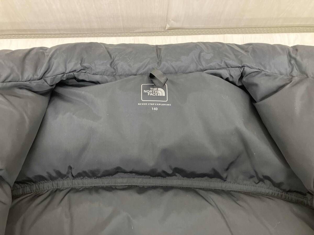  THE NORTH FACE ノースフェイス ダウンジャケット ブラック 140㎝ キッズ ダウンコート 中綿コート コート