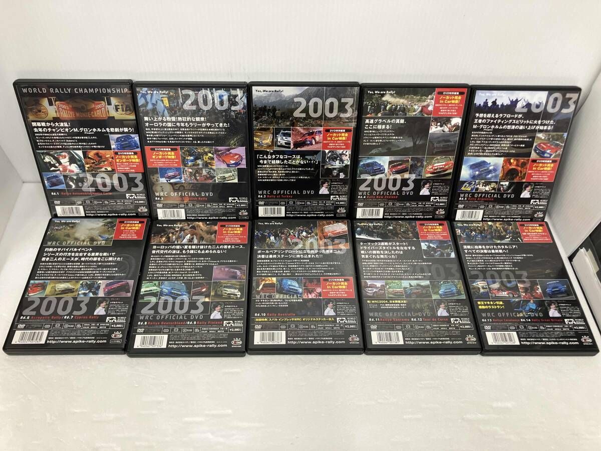 DVD WRC 世界ラリｰ選手権 2003 公認DVD-BOX - メルカリ