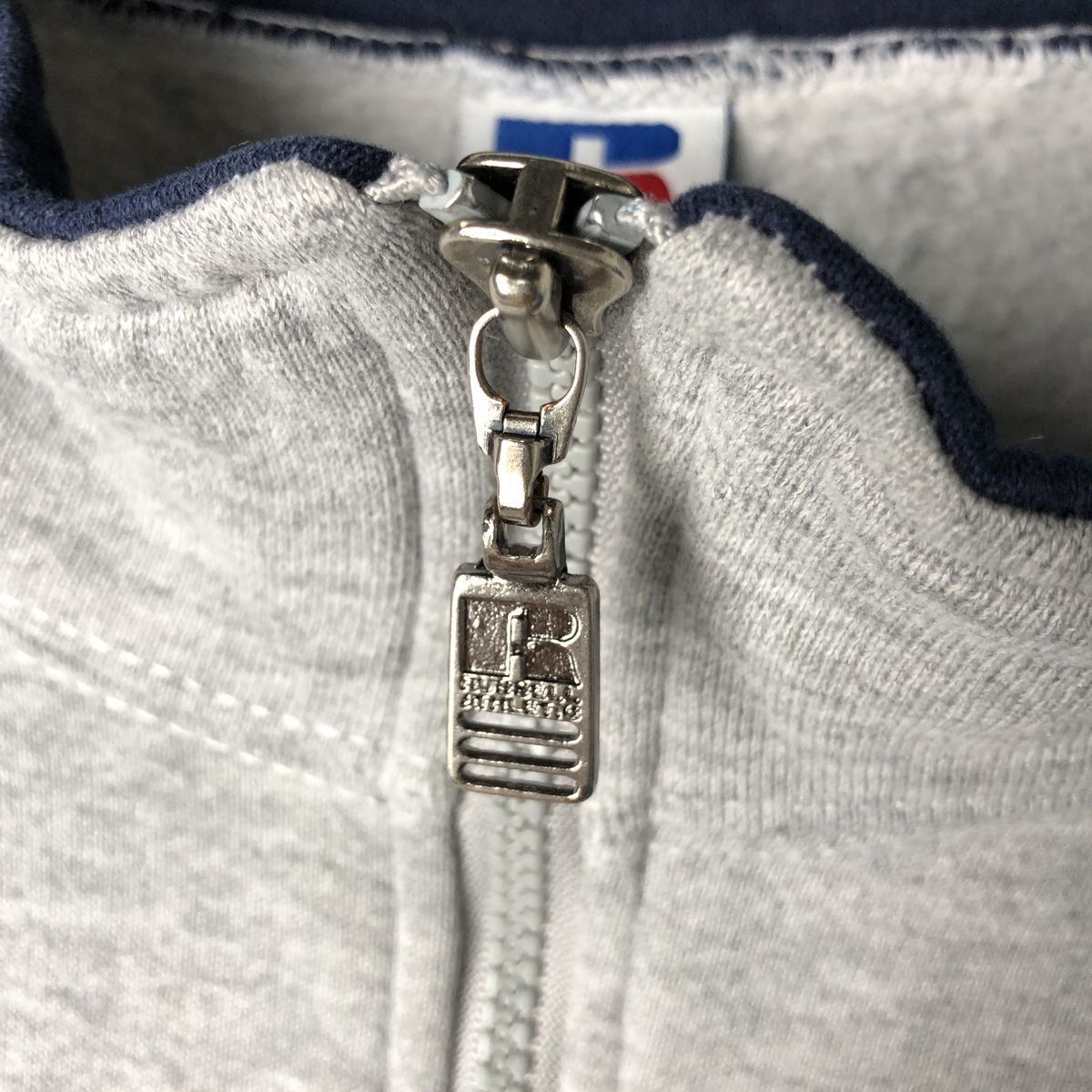 古着 90年代 ラッセル Russell ハーフジップスウェットシャツ