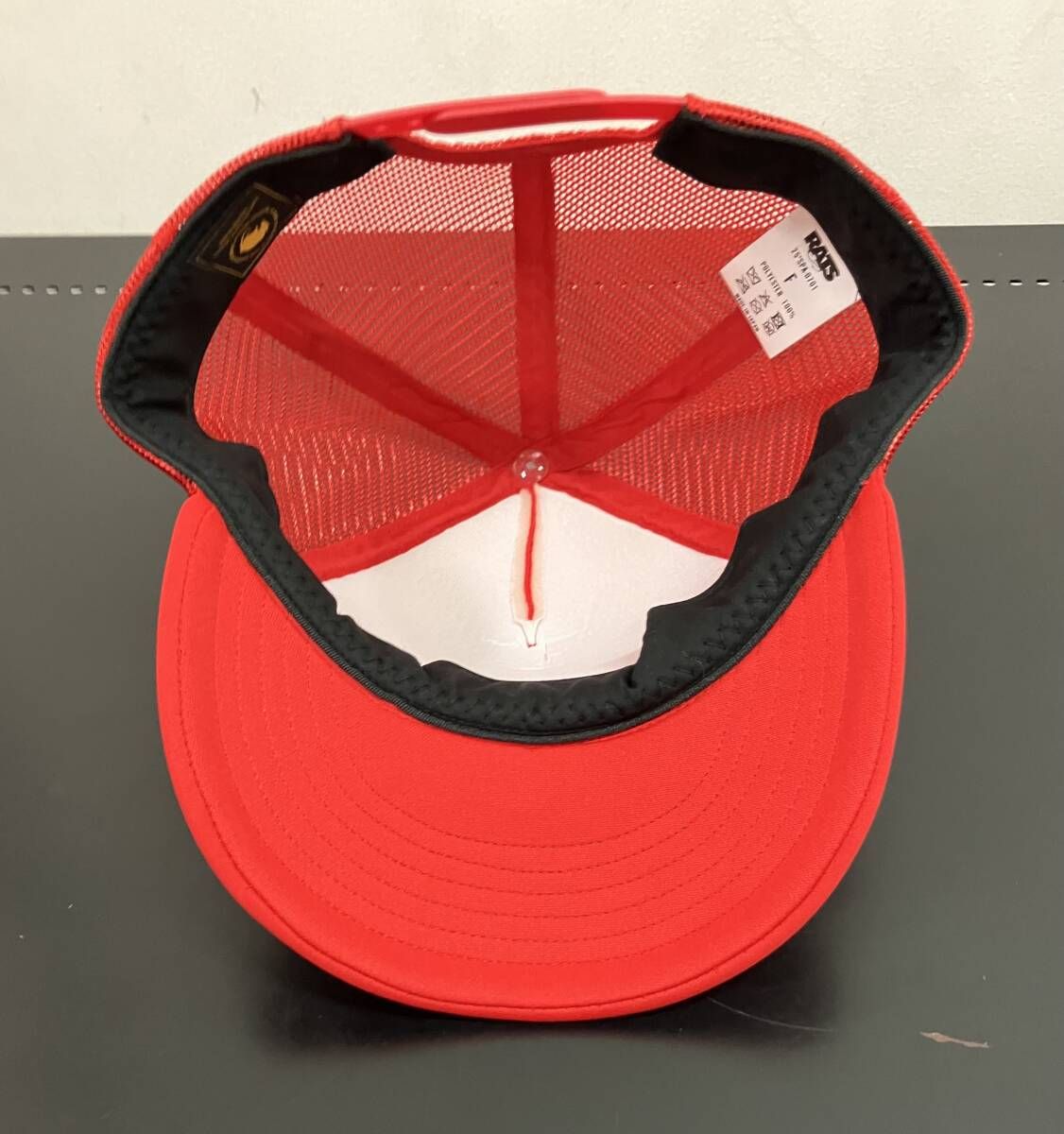  RATS ラッツ WAY OF LIFE MESH CAP メッシュキャップ サイズF 25 SPA-0701 レッド ポリエステル ほつれあり その他 帽子